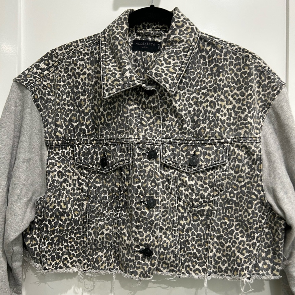 All Saints Leopard Jacket